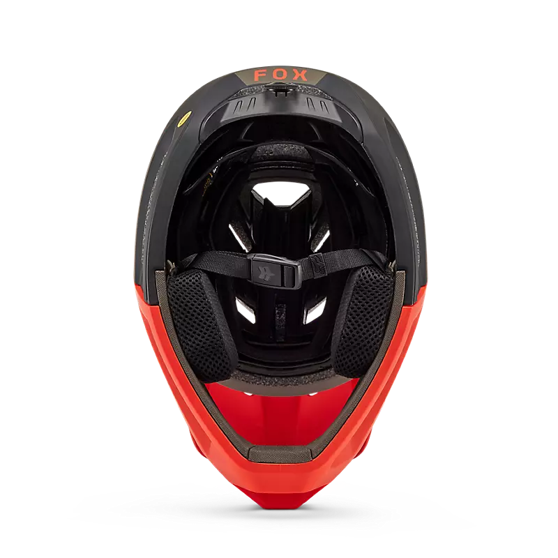 Fox Racing Proframe RS Full Face Helmet - NUF - Orange Flame