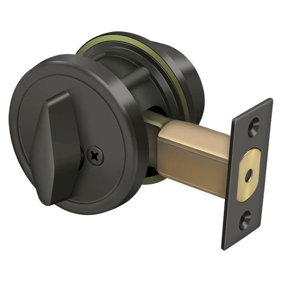 Deltana CL200LA 10B Single Deadbolt Grade 2 with 2...