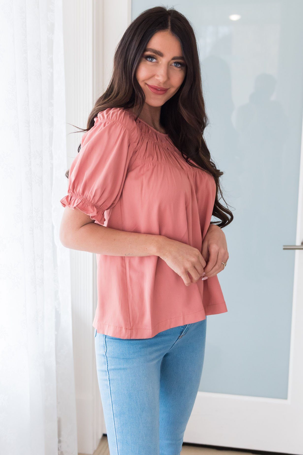 Saving Grace Modest Blouse