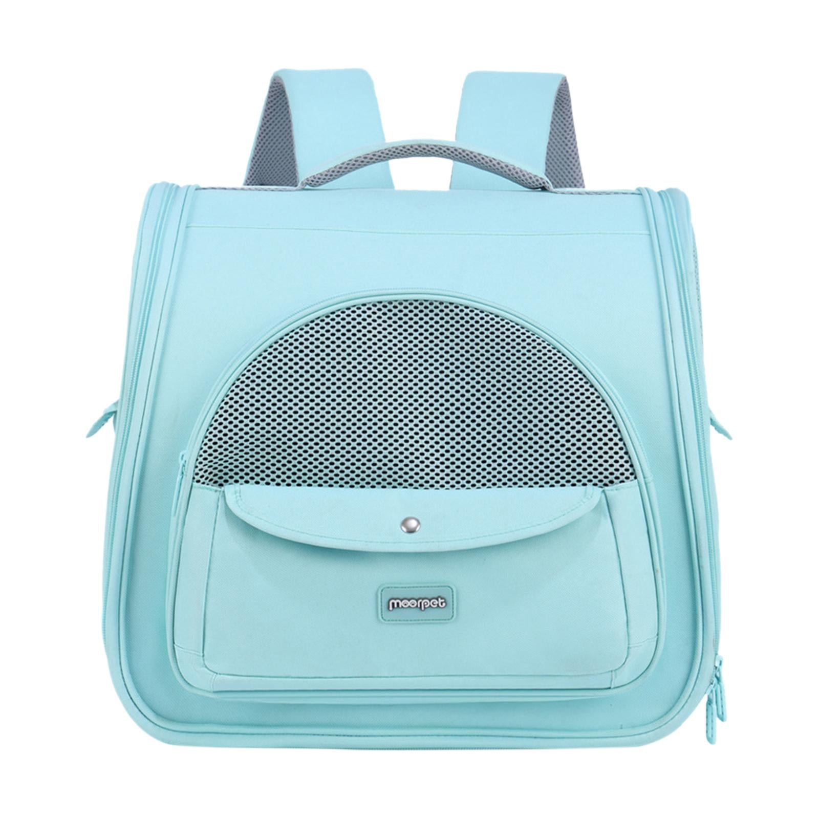 Pet Carrier Backpack Soft Handbag Travel Bag for Dogs Cats Hiking Rabbits Green