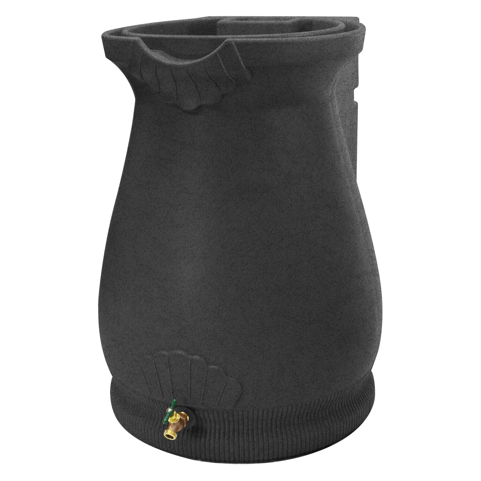 Good Ideas Rain Wizard Urn 65-Gallon Rain Barrel - Dark Granite