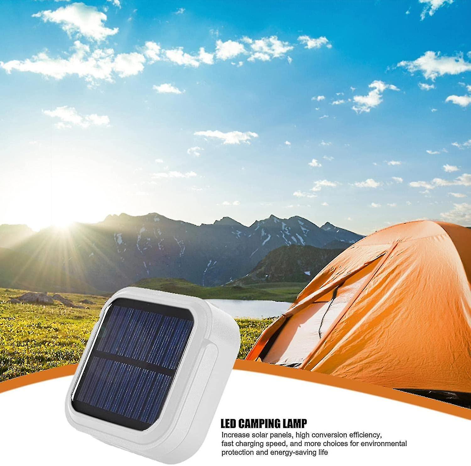 Solar Powered Camping Lights Waterproof Led Battery Operated