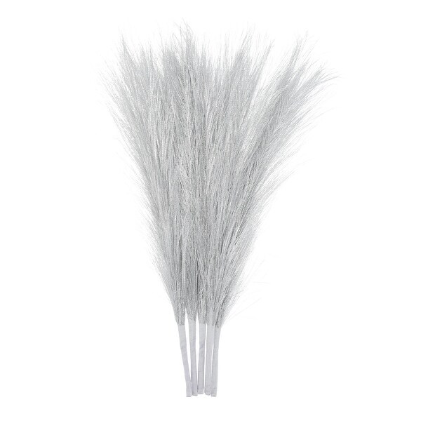 Faux Pampas Grass 17.7 Fake Pampas Grass for Wedding Decoration