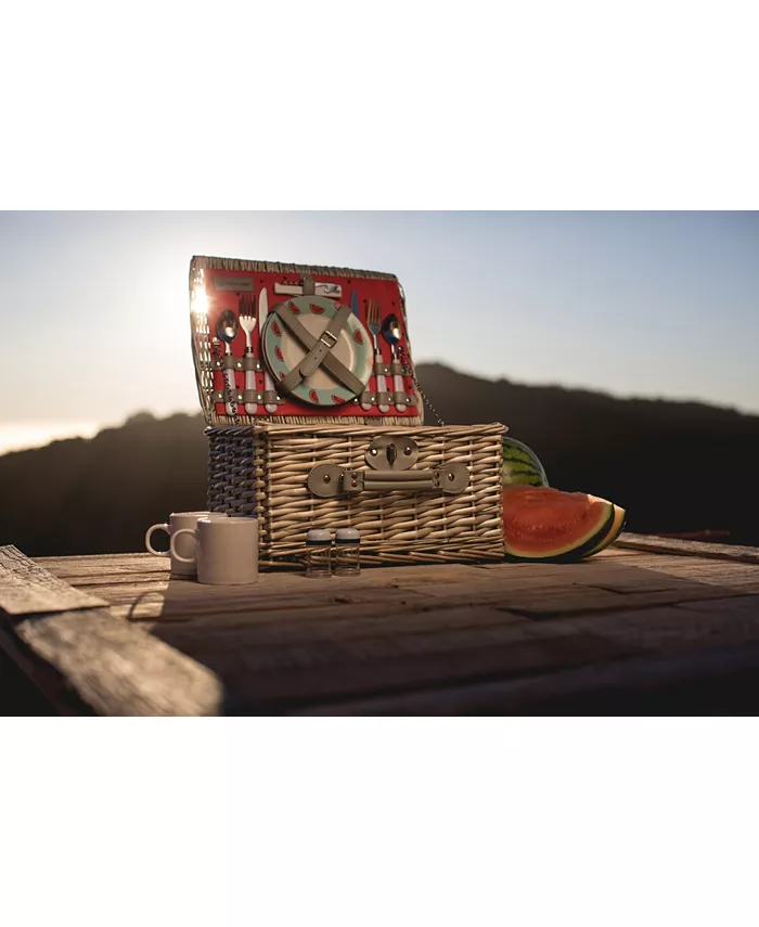 Picnic Time Watermelon Catalina Picnic Basket