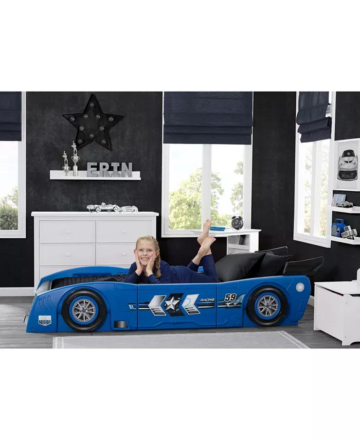 Delta Children Grand Prix Race Car Toddler and Twin Bed