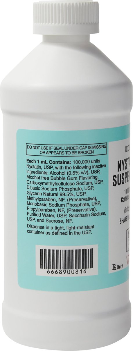 Nystatin Oral Suspension， 100，000 units/mL