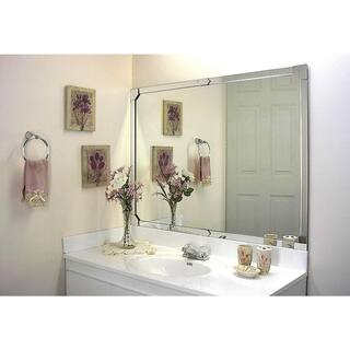 MirrEdge 48 in x 48 in. x 1.5 in. Acrylic Mirror Framing Installation Kit 24400