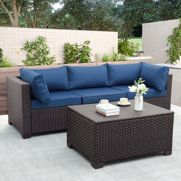 Outdoor PE Wicker Coffee Table