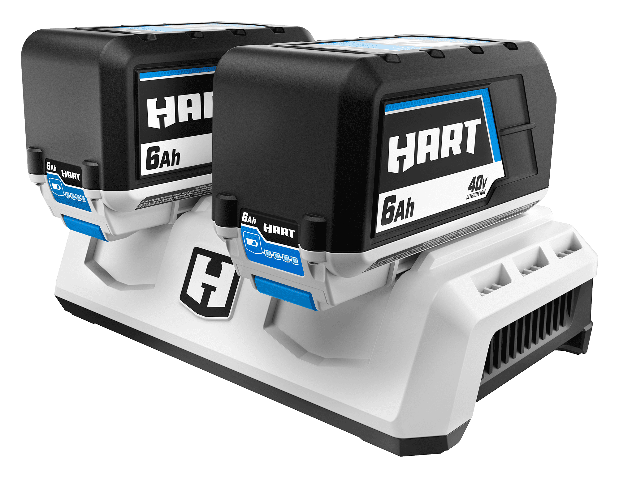 HART 40-Volt 6A Dual Port Rapid Charger