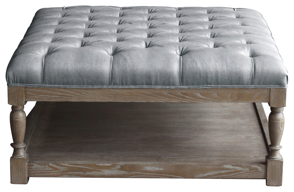 Athena Square Coffee Table   Farmhouse   Coffee Tables   by Pangea Home  Houzz