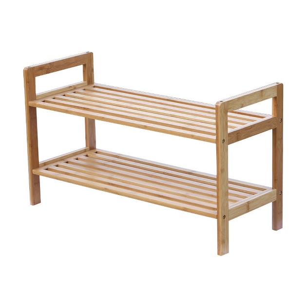 Oceanstar 2 Tier Shoe Rack Square