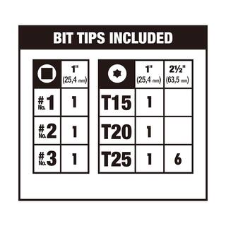 DW MAX IMPACT Screwdriving Set (30-Piece) DWAMI30