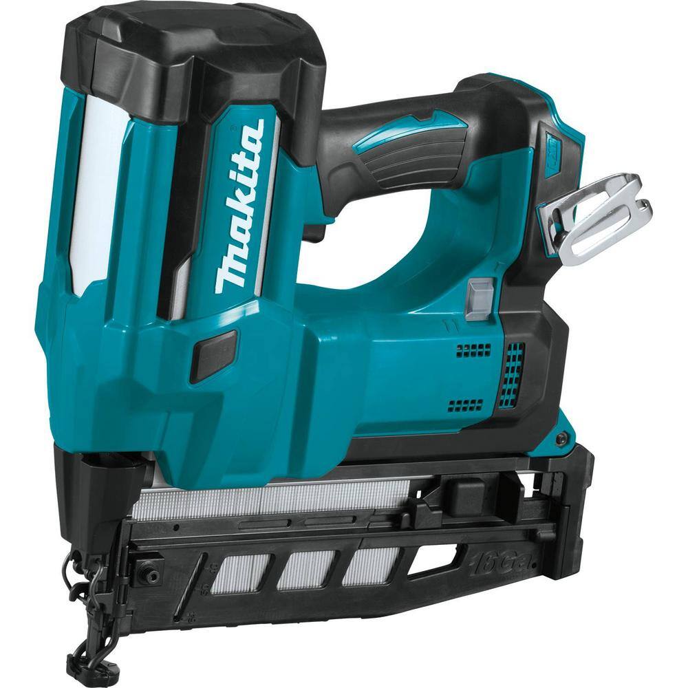 Makita 18V LXT Lithium-Ion 16-Gauge Cordless 2-12 in. Straight Finish Nailer (Tool Only) XNB02Z