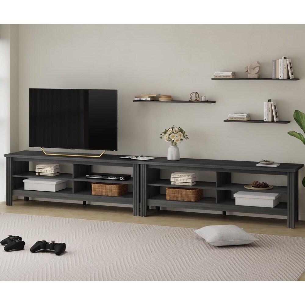 70 Inch TV Stand for 75'' TV  Classic Entertainment Center TV Console