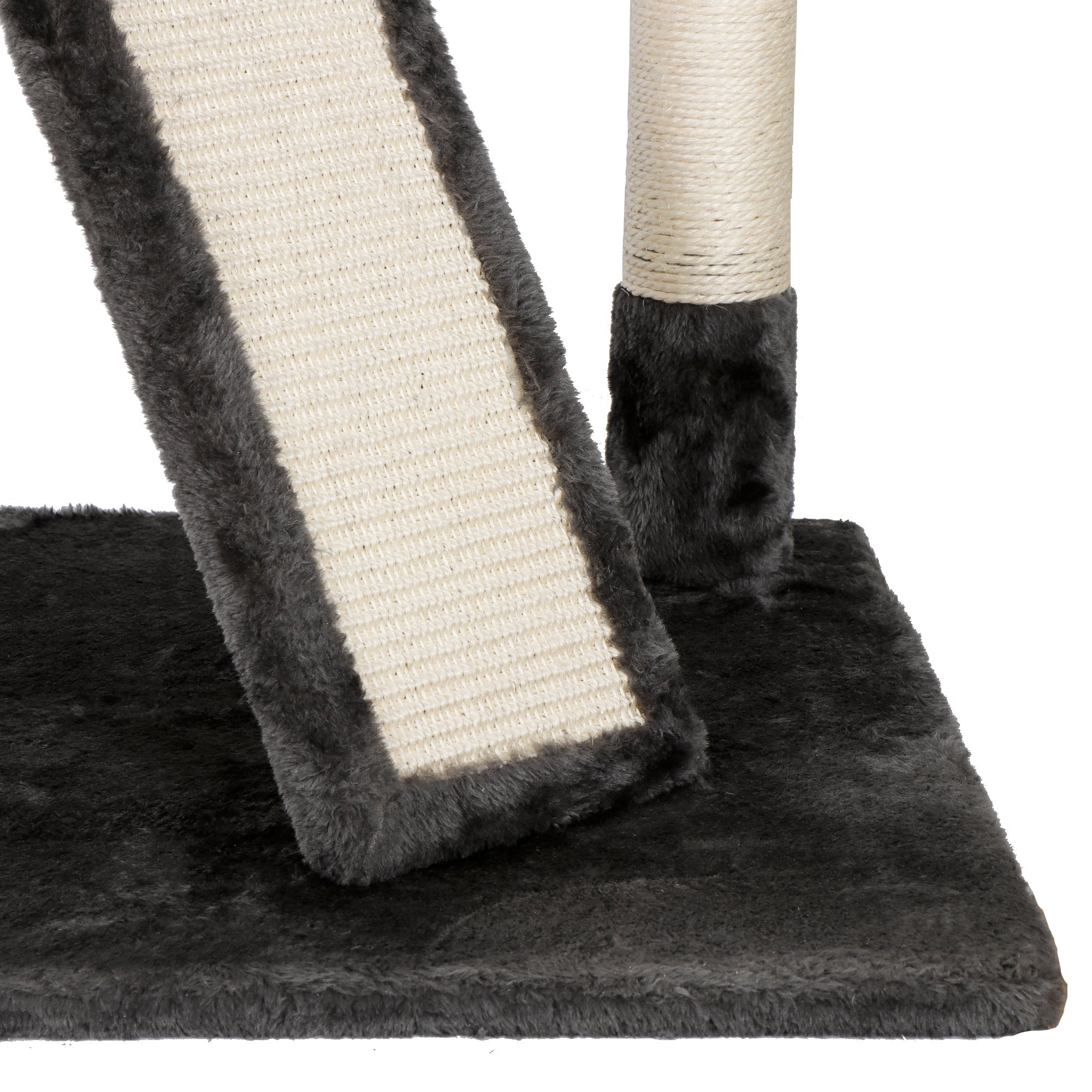 ZENY 79-Inch Multi-Level Cat Tree Stand House Kittens Activity Tower with Scratching Posts, Black