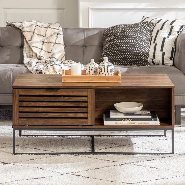 Middlebrook Hilla 42-inch Slat Door Coffee Table