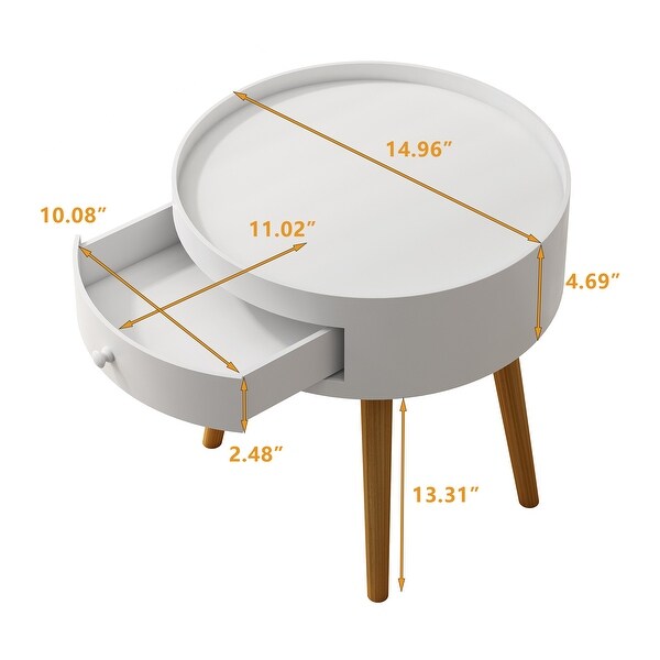 Modern Coffee Table with Drawer for Living Room and Bedroom