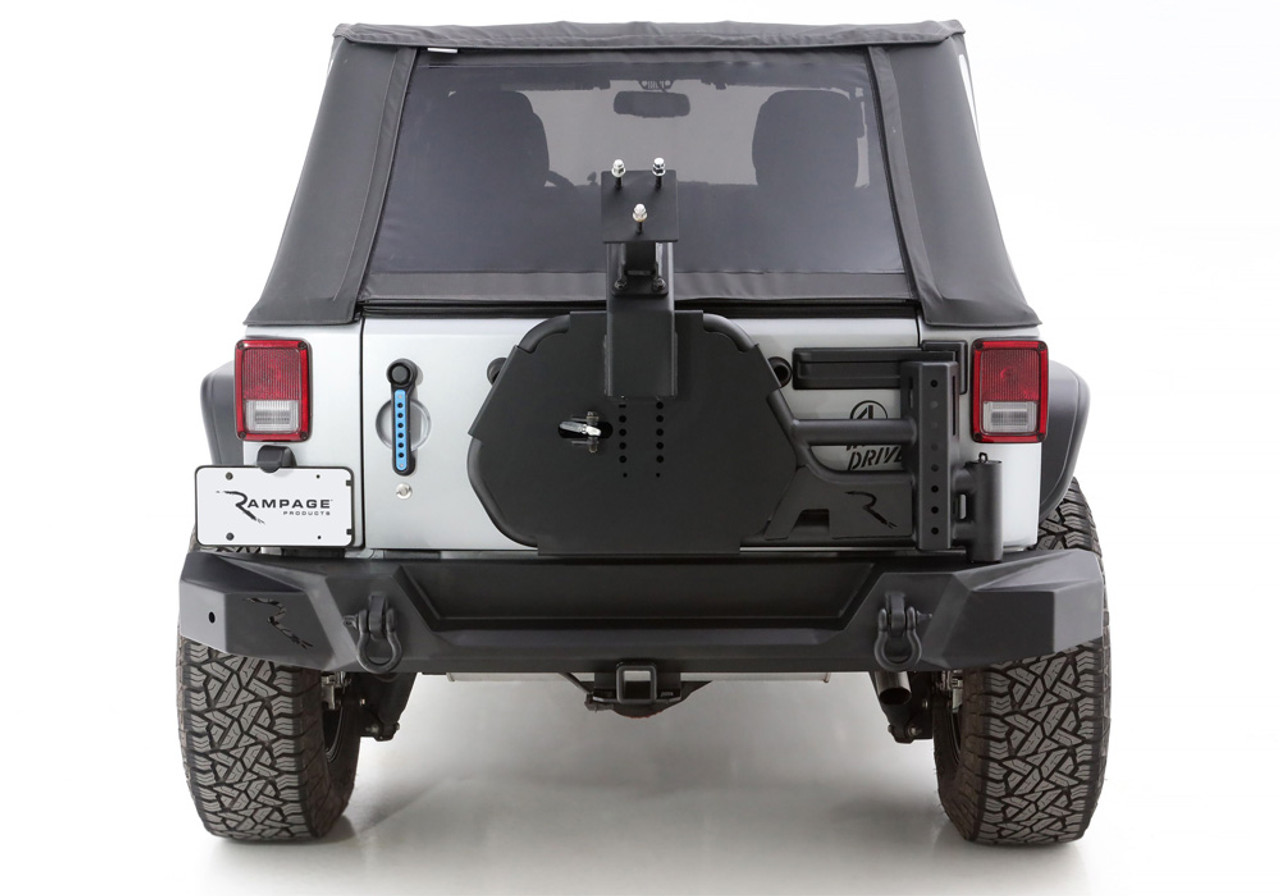 Rampage Tire Carrier for JK Spare Tire Carrier