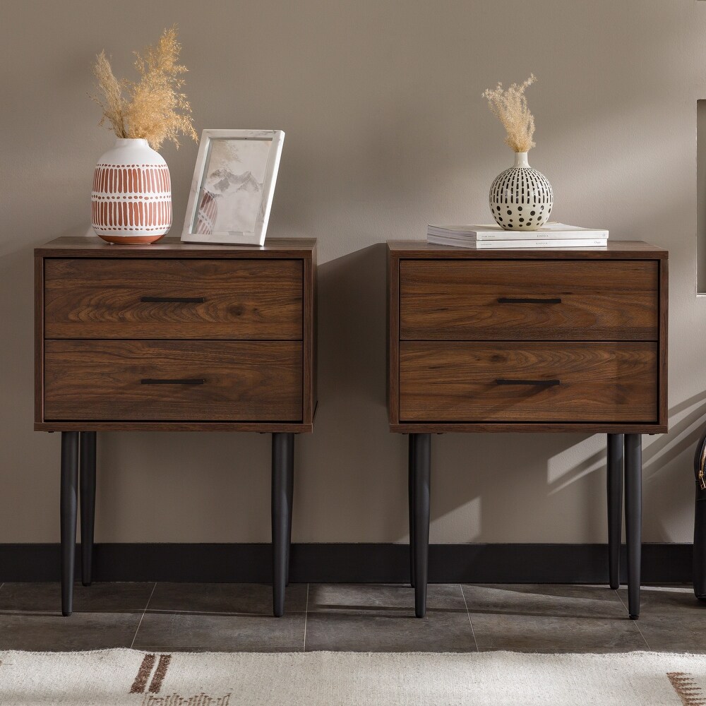 Middlebrook Notto Mid century Nightstand (Set of 2)