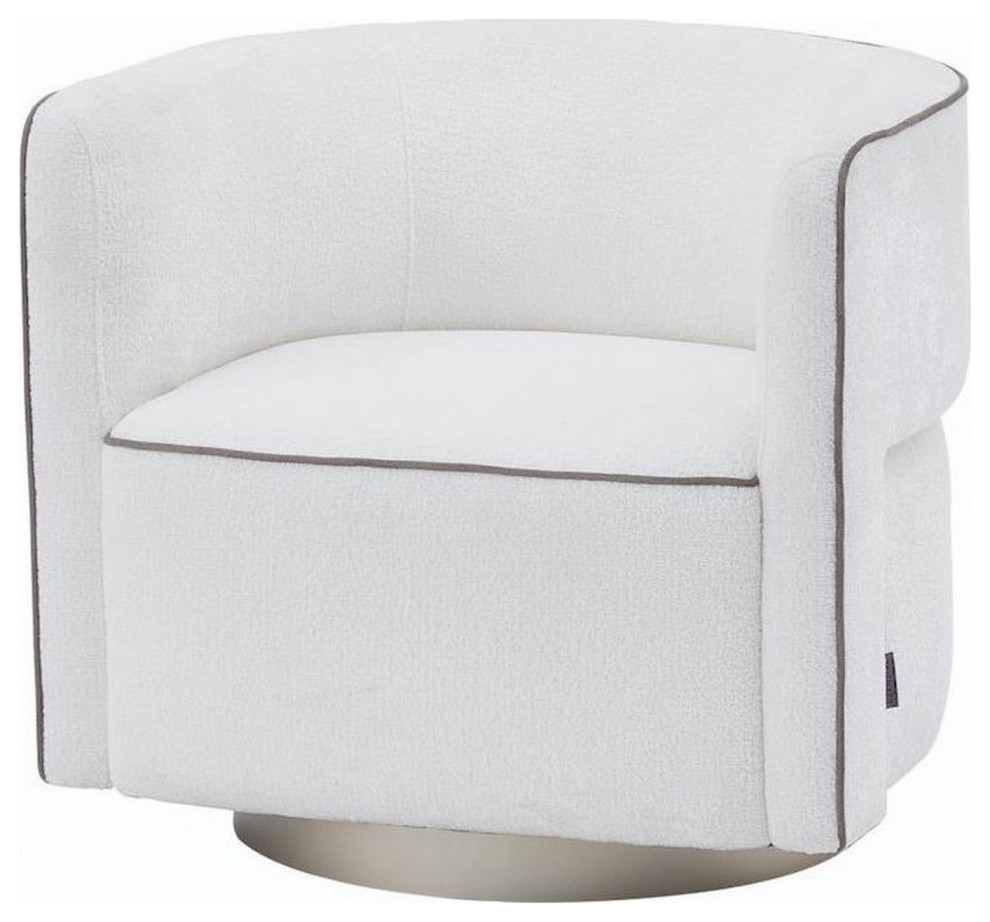 Hale Swivel Accent Chair  Performance Fabric   Contemporary   Armchairs And Accent Chairs   by Ezenzial Living  Houzz