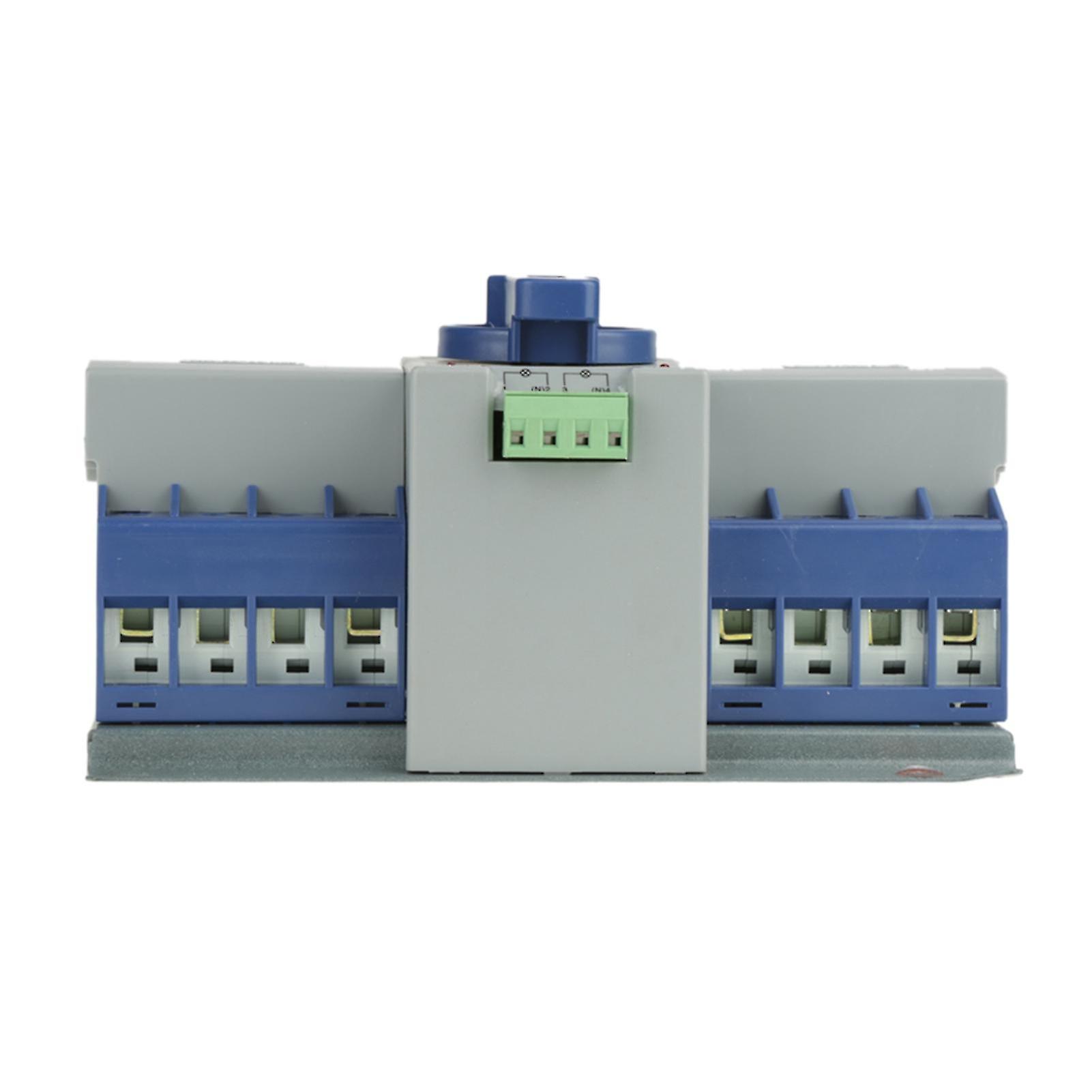 1pc 400V 63A 4P Mini Dual Power Automatic Transfer Switch Circuit Breaker