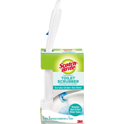 ScotchBrite Disposable Toilet Scrubber System  MMM558SK4NPCT