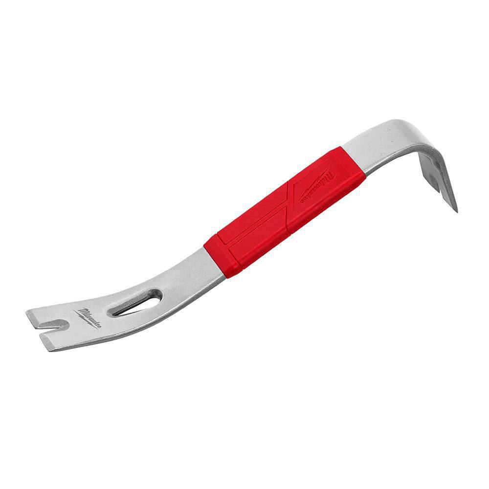 MW 17 oz. Smooth Face Framing Hammer with 12 in. Pry Bar 48-22-9017-48-22-9034