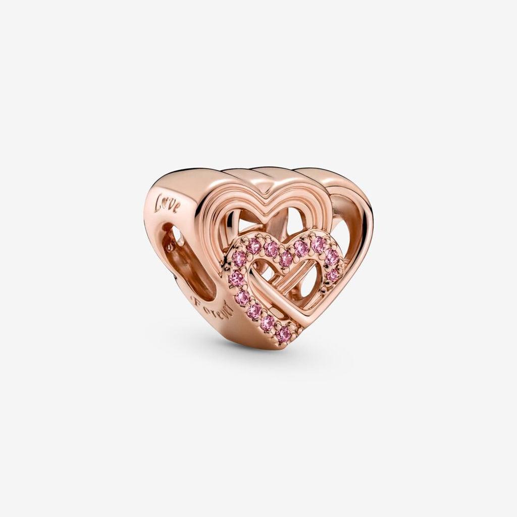 PANDORA  Intertwined Love Hearts Charm