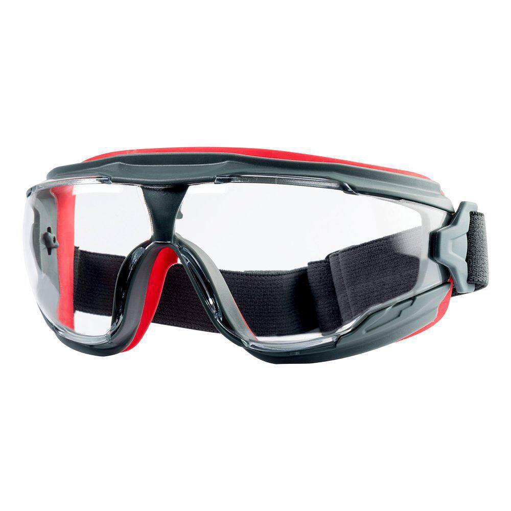 Scotchgard Protector GrayRed Anti-Fog Goggles with Clear Lens 47212H1-VDC-PS