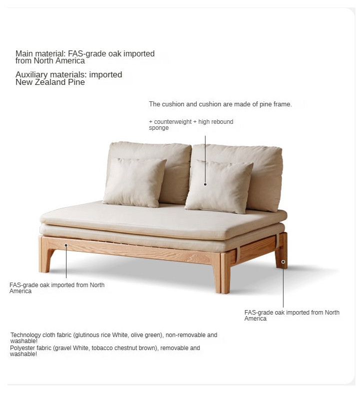 North American oak Solid Wood Sofa Bed   Transitional   Sleeper Sofas   by GVAwood  Houzz