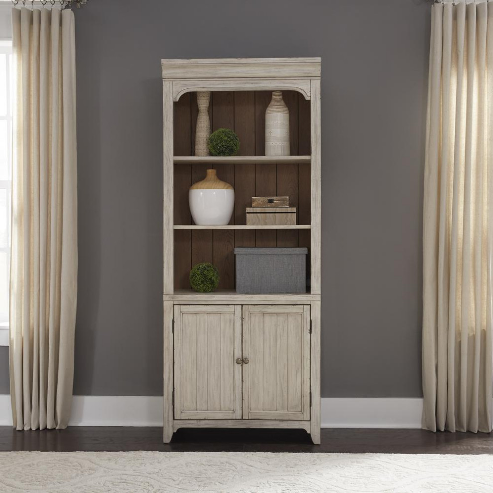 Farmhouse Reimagined Bookcase   Contemporary   Bookcases   by BisonOffice  Houzz