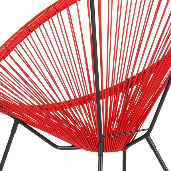 Rattan/ Bungee Papasan Lounge Chair