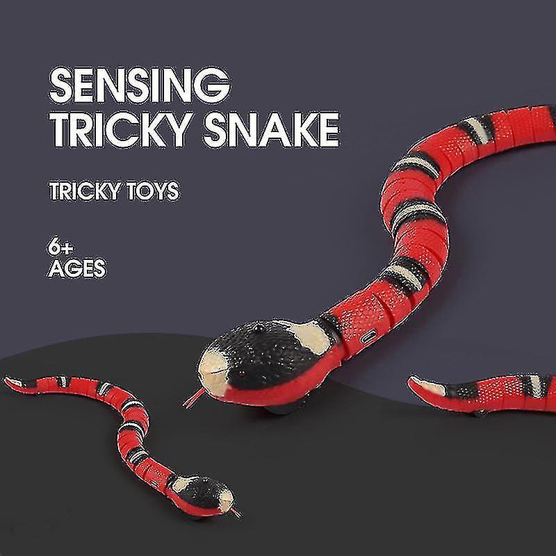 Smart Sensing Snake Cat Toys Electron Interactive Toys For Cats Usb Charging