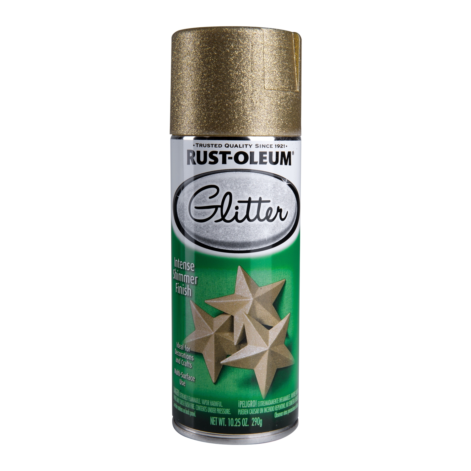 Rust-Oleum Specialty Glitter Gold Spray Paint 10.25 oz