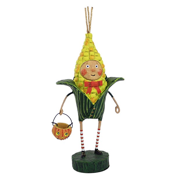 Lori Mitchell Corny Guy One Figurine 7 0 Inches Halloween Vegetable 22813 Polyresin Yellow