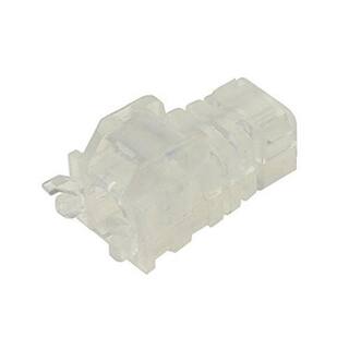 NTW net-Lock Lockable Cat5e RJ45 Snap-On Strain Relief Convertible Boots NL-SRNRT-CL5