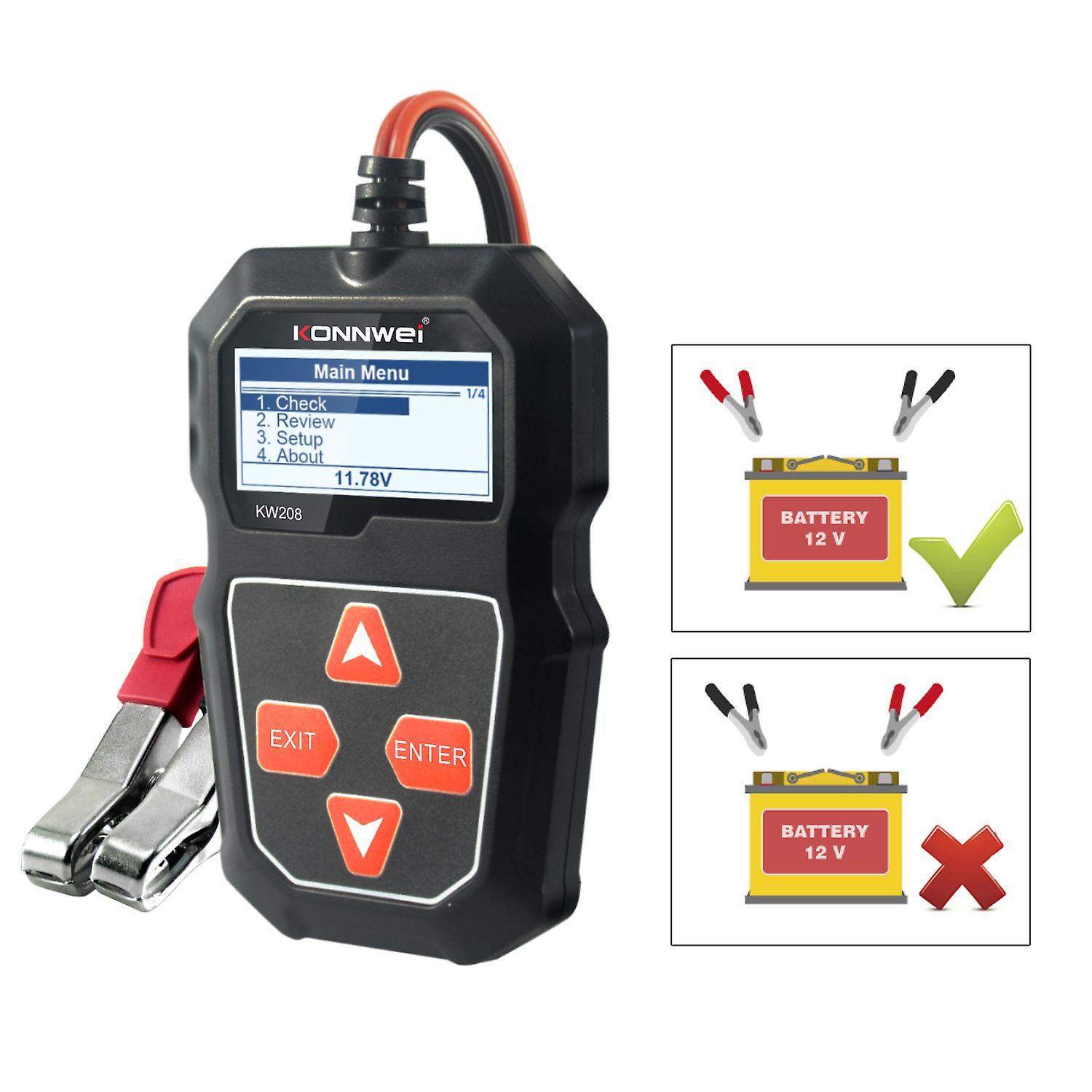 Lightweight Car Battery Tester