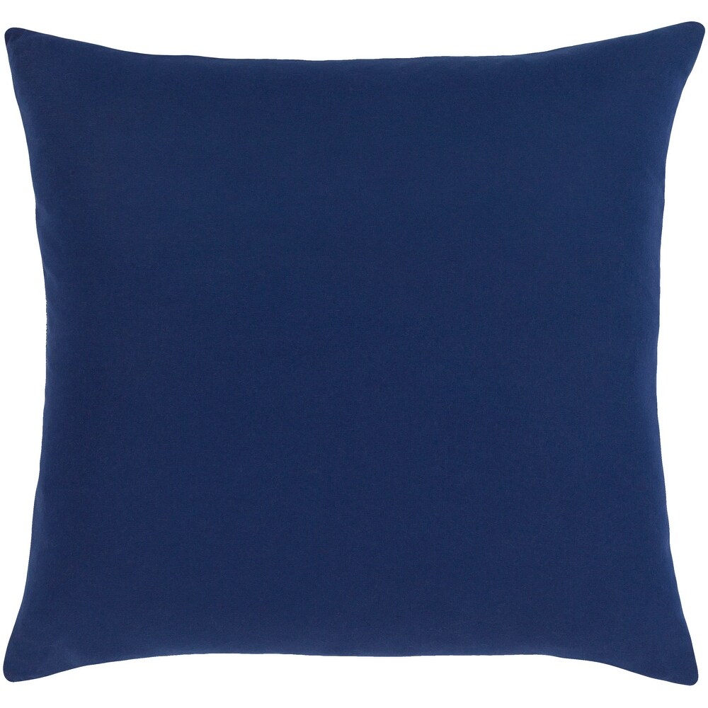 Artistic Weavers Etta Blue   Ivory Scallop Throw Pillow