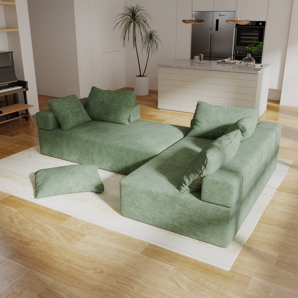 Modern Upholstered Sofa Set Modular 108\