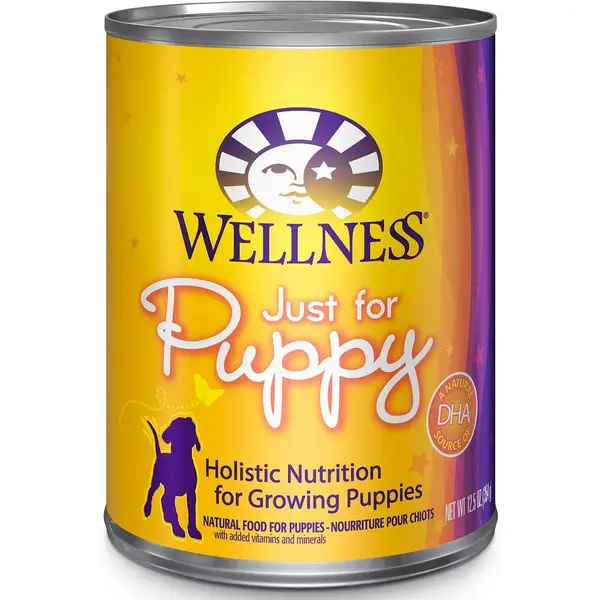 Wellness 12.5 oz Chicken and Salmon Health Natural Wet Canned Puppy Food