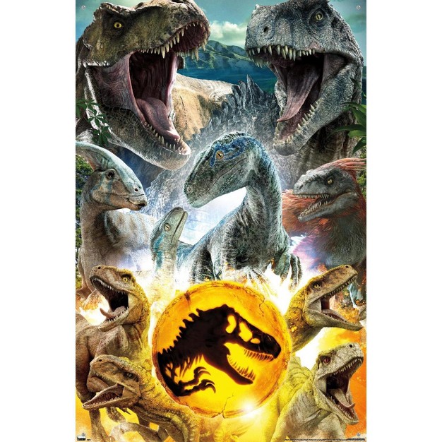 Trends International Jurassic World Dominion Group Unframed Wall Poster Prints