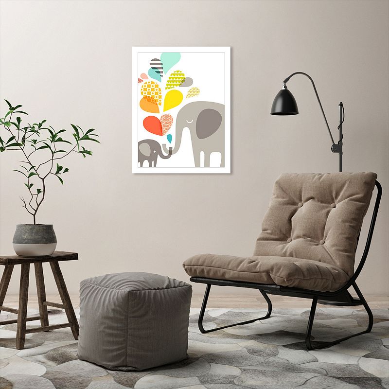 Americanflat Elephants Framed Wall Art