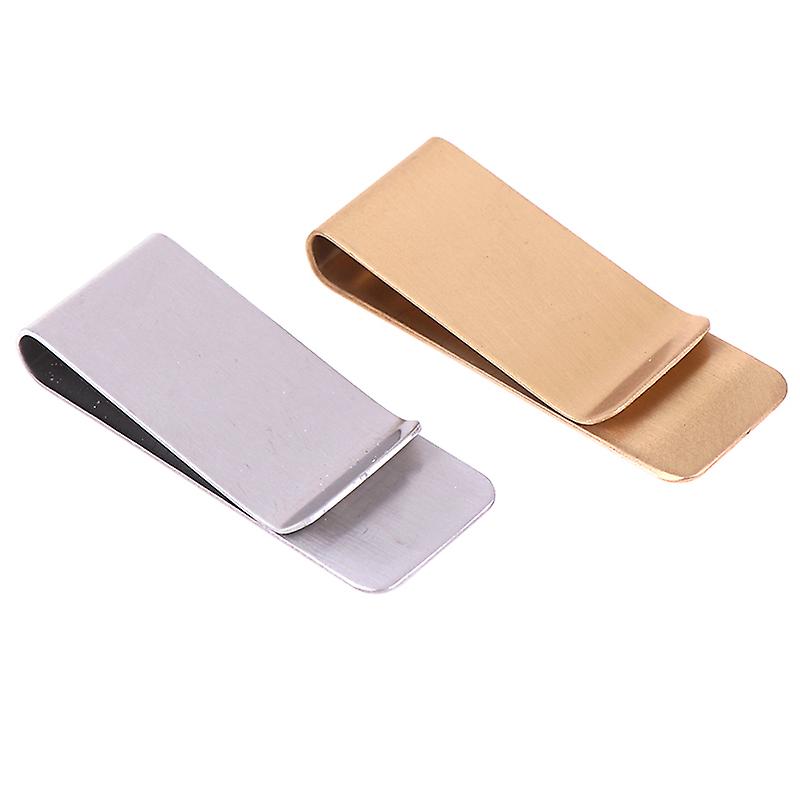 Born Pretty 1pcs Fashion Simple Silver Dollar Cash Clamp Holder Stainless Steel/copper Money Clip Wallet For Men Women