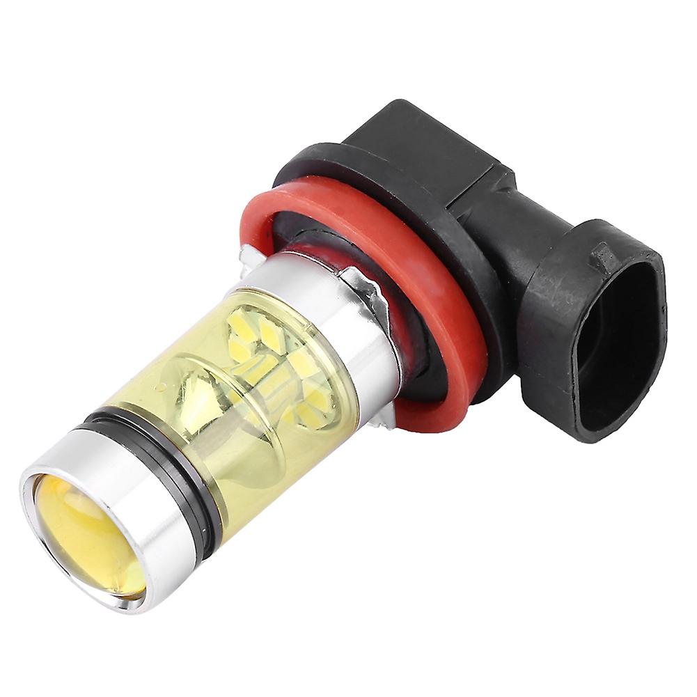 2 Pcs Car 100w Super Bright Conversion Led Headlight Fog Light Bulb (yellow Light)