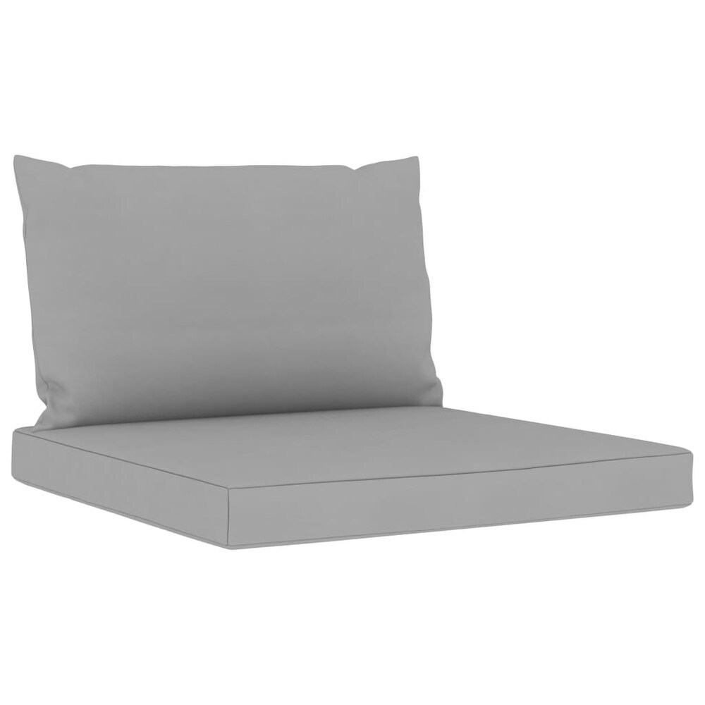 vidaXL Pallet Cushions 2 pcs Gray Oxford Fabric   23.6\