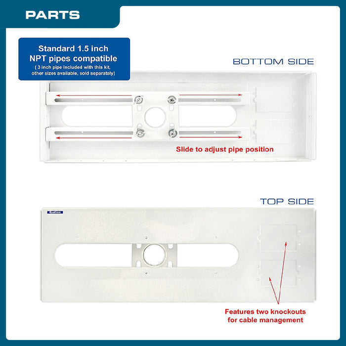 QualGear ProAV QGKITS3INW Projector Mounting Kit  Projector Mou