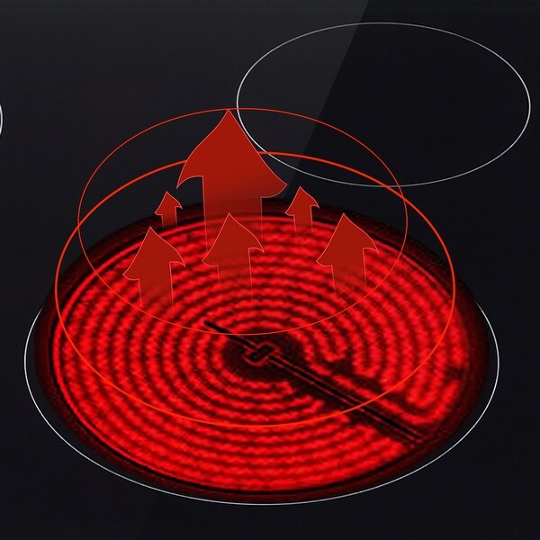 30-in 5 Elements Radiant Electric Cooktop with Keep Warm Element - 30