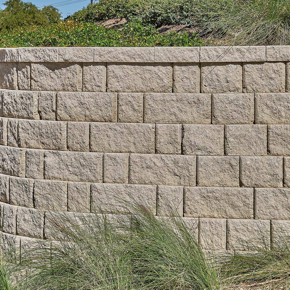 Pavestone Regal Stone Pro 18 in. W x 12 in. L x 8 in. H Rock Face Pewter Blend Concrete Wall Block (36-Pieces36 Face FtPlt) 81800