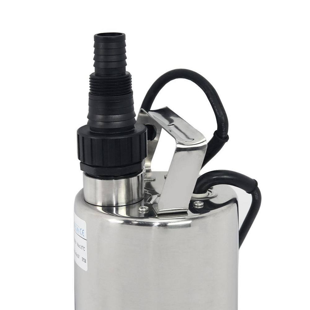 XtremepowerUS 1 HP 900-Watt Stainless Steel Submersible Sump Pump 76045-XPH1