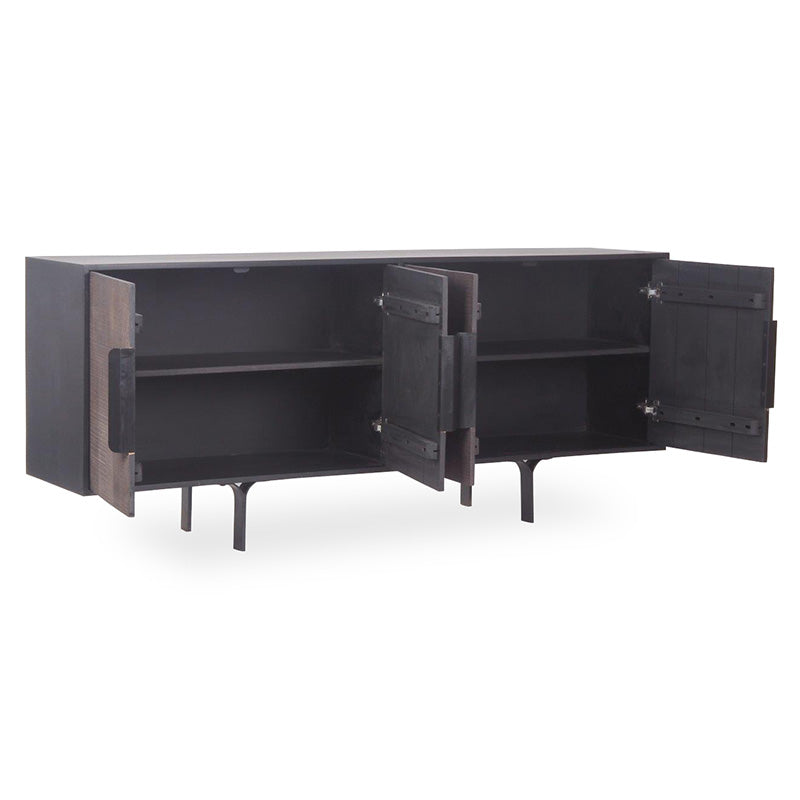 SAHARA Sideboard Buffet 180 cm Solid Mango Wood - Honey